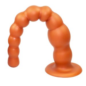 Plug anal long en silicone souple avec perles, jouet sexuel SM pour femme, livraison directe - Product Image 3