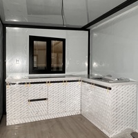 Module de conteneur extensible moderne Maison de 20 pieds 10 pieds Maison pour bureau de bar avec 1 2 chambres à coucher