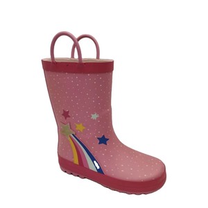 Stivali da Pioggia Personalizzati per Bambini, Stivali di Gomma Wellington Impermeabili, <span class=keywords><strong>Scarpe</strong></span> Antiscivolo per Bambini - Product Image 3