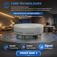 Antenne GNSS anti-brouillage JT SJAJ-8-B1-3 avec triple/double brouilleur, rapport S/J 95 dB, support de base 3 bandes