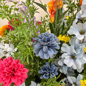 ดอกไม้ประดิษฐ์ผ้าไหมสีสันสดใสขายดี เป็นมิตรกับสิ่งแวดล้อม เหมาะสำหรับตกแต่งงานแต่งงาน ฮาโลวีน งานอีเว้นท์ ตกแต่งภายใน/ภายนอกอาคาร ใช้ตกแต่งห้างสรรพสินค้า - Product Image 6