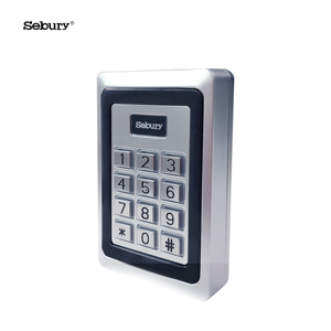 Sebury Kartu EM RFID Proksimitas Keypad Aluminium Logam 125KHZ Pembaca 1 Pintu Sistem Kontrol Akses Mandiri - Product Image 6