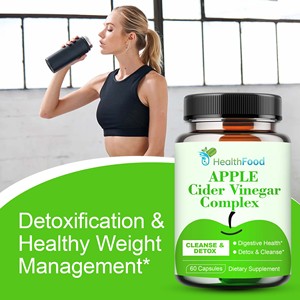 Cápsulas de Vinagre de Sidra de Manzana Keto para Mujeres, Extracto Complejo de Vinagre de Sidra de Manzana, Personalización al por Mayor, Apoyo a la Desintoxicación y Limpieza - Product Image 2