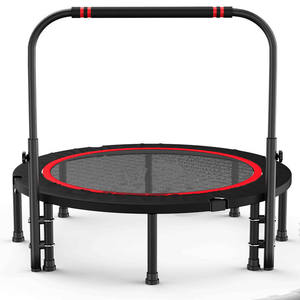 SereneLife <span class=keywords><strong>Mini</strong></span> Trampolino Pieghevole da 40 Pollici, Compatto per Fitness, per Bambini e Adulti, Rebounder con Maniglia in Schiuma per Allenamento Indoor/Giardino - Product Image 4