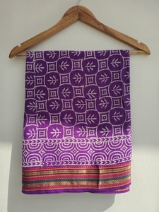 Sarongs et paréos faits main à l'impression au bloc, en coton léger, pour femmes, vêtements de plage et de villégiature - Product Image 3