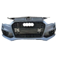 Kit de carrosserie de pare-chocs avant RS6 facile à installer pour Audi RS6, style RS, en plastique ABS, remplacement, état d'occasion