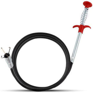 Nettoyeur de bouchons de Drainage de <span class=keywords><strong>serpent</strong></span>, outil de ramassage Flexible, nettoyeur de bouchons de Drainage de douche d'évier et de baignoire - Product Image 1