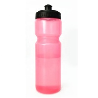 Bouteille d'eau de sport cylindrique en PE/PP écologique de haute qualité 700 ml avec corde pour le camping, la course à pied, le cyclisme, le football et le soccer