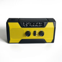 Solar-Handkurbel-NOAA/AM/FM-Radio mit 11000 LUX Taschenlampe Leselampe SOS-Alarm USB für Camping & Stromausfälle
