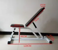 Support de Squat Semi-Professionnel Multifonctionnel pour la Maison, Pliable et Réglable, Banc de Musculation Inclinable/Declinable en Acier Inoxydable