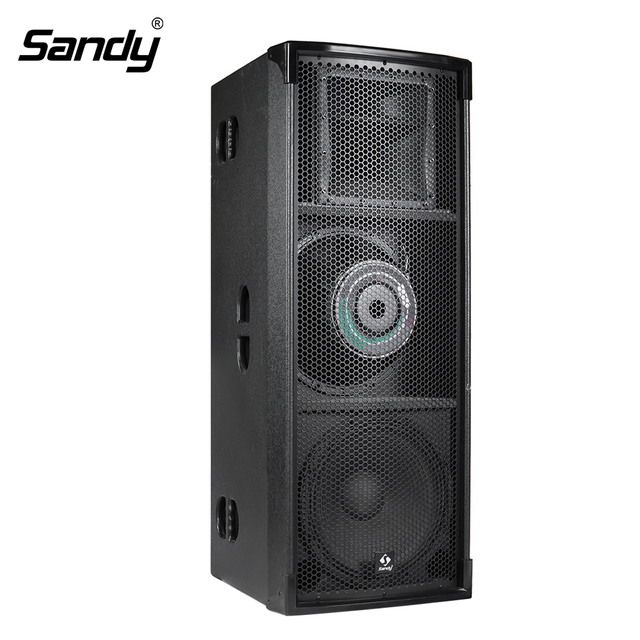 PRO6.3 15 Inch Full Range Audio System Loudspeakers 2-Way Wooden Speakers for Party Karaoke Sound Equipment