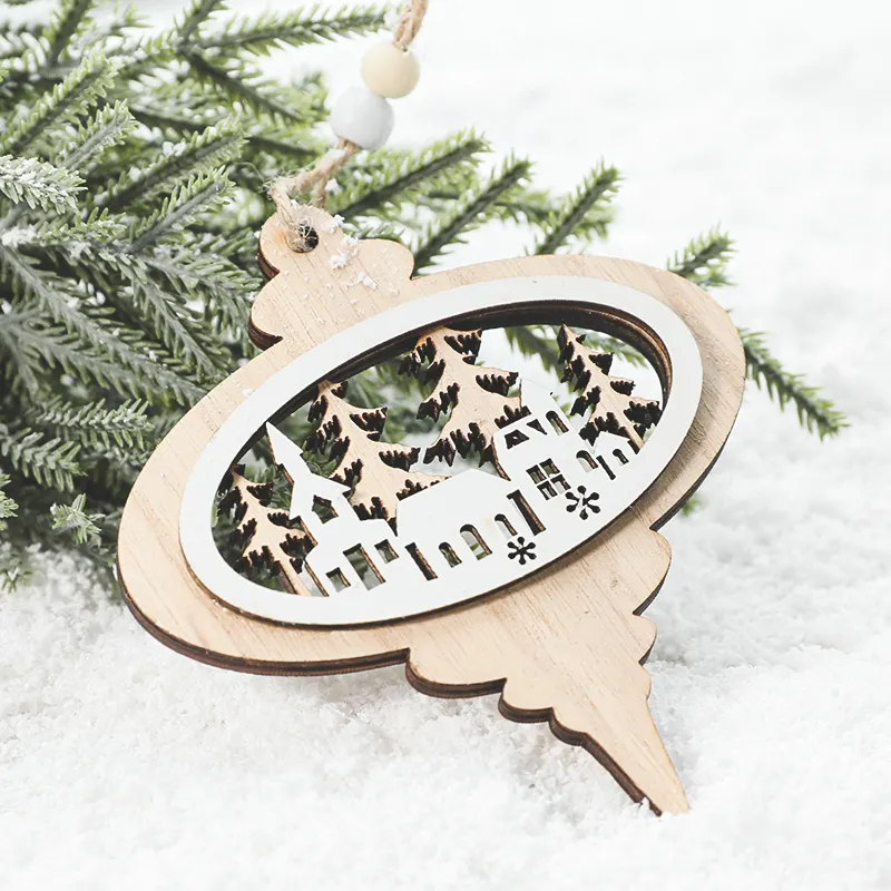 Noel dekorasyon malzemeleri kolye süslemeleri ev için noel asılı süsleme Natale