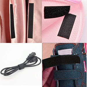 Cinta de Velcro Cosida de Poliéster/Nylon de 20mm, Ecológica, Lavable, con Adhesivo Fuerte, Rollo de 25m, Precio de Fábrica al por Mayor - Product Image 2