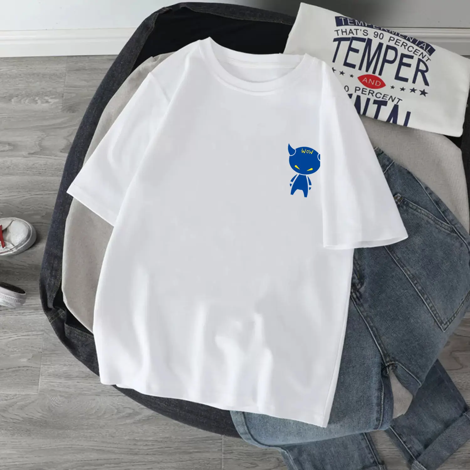 Erkekler o-boyun spor üst giyim moda baskılı büyük boy Tshirt Streetwear serin erkek pamuk kısa kollu tişört