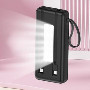 Banco de Energía Universal de 20000 mAh 30000 mAh con Cable, Multifunción, Carga Rápida USB C de 10 W para Teléfono Inteligente - Product Image 5