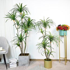 Artificial Palm <b>Tree</b> Indoor Floor Plant Soft Pvc High Simulation Home Decoration Wedding Props - Product Image 1