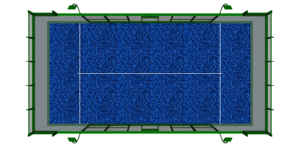 Conjunto Completo de Pista de Pádel con Techo, Solución Integral para Pista de Pádel Móvil Suspendida - Product Image 3