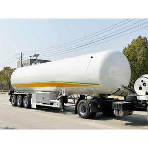 ZW Groupe 3 Essieux GPL Semi Remorque 57CBM Acier Gaz Tanker pour Propane Butane Transport GPL Gaz Transporteur Fournisseur - Product Image 1