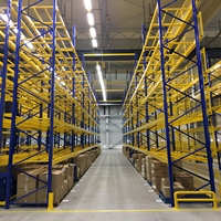Système de rayonnage industriel en acier robuste pour entrepôt, capacité de charge élevée, niveaux personnalisables pour usine