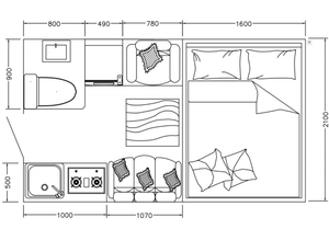 Camper de pick-up tout-terrain à panneaux sandwich rigides Cabover pour aventure de <span class=keywords><strong>camping</strong></span> 4x4 pleine grandeur - Product Image 6