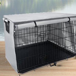 กรงสุนัขหุ้มฉนวน30นิ้วกันน้ำแบบส่วนตัว24นิ้วฝาครอบกรงสุนัขสีขาวที่ดีที่สุดสำหรับสุนัขขนาด48นิ้ว - Product Image 4