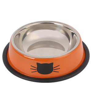 Cuenco redondo de acero inoxidable para gatos, tazón de comida para mascotas, precio de fábrica - Product Image 5