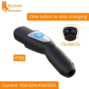 Feyree TS-NACS prise chargeur de voiture électrique chargeur EV pour <span class=keywords><strong>Tesla</strong></span> Plug 16A 32A 40A 50A courant côté voiture électrique pour modèle <span class=keywords><strong>3</strong></span> X Y S - Product Image 2