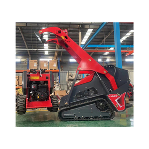 Roda multifungsi mesin pemuat Mini hidrolik, mesin pemuat Mini 300 400 <span class=keywords><strong>680</strong></span> KG model ujung depan kecil