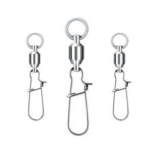 Anneau en forme de 8, pêche rapide, équipement de pêche, roulement renforcé, émerillon à ressort, accessoires de pêche en mer - Product Image 5