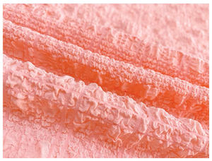 قماش مطوي من البوليستر قماش فقاعات تنفس للنساء فستان عصري - Product Image 5