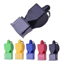 Sifflet d'arbitre de football et de basketball d'urgence extérieur ZhiQu ZQ-PFW22060901 en plastique, sifflet simple tonalité, sous blister
