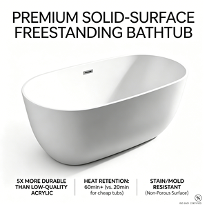 <span class=keywords><strong>Baignoire</strong></span> de massage Jacuzzi intérieure <span class=keywords><strong>en</strong></span> acrylique, moderne, autoportante et pliable pour adultes - Product Image 6