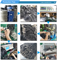 ANNXIN Kabel VGA Y Splitter 1 Jantan ke 2 Betina HD15 15 Pin Duplikator Monitor untuk Layar Ganda Signage Kelas Grosir