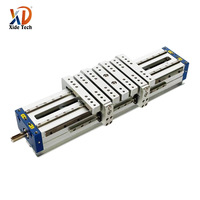 Mesa Deslizante Multiestación de Paso Variable y Módulo con Rodamiento de Aluminio, Marca XD, Modelo XD-50/70/100/120, 1.5 Años de Garantía