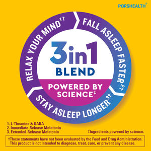 Tablet Penenang Tidur 3in1 Campuran Langsung dari Pabrik, Meningkatkan Daya Ingat, Tidur Nyenyak, Ekstrak Tanaman Murni, Kapsul untuk Dewasa dan Remaja, Meningkatkan Imunitas - Product Image 2