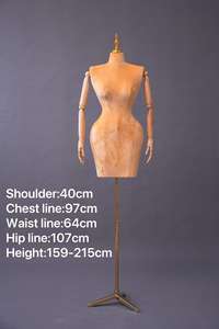 Mannequin en plastique demi-longueur pour <span class=keywords><strong>femme</strong></span> Mannequin de couturière réglable pour le haut du corps de grande taille pour vitrine - Product Image 6