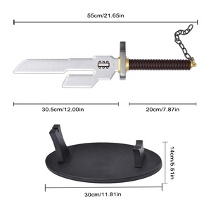 Épée Réplique Anime Jujutsu Kaisen 55cm Toji Fushiguro, Lame Inversée de la Lance du Ciel pour Cosplay - Product Image 2