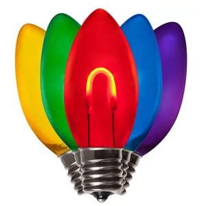 Hàng Mới Về C9 Đèn <span class=keywords><strong>LED</strong></span> Dây Tóc Linh Hoạt Bóng Đèn Thủy Tinh Trong Suốt Phong Cách Cổ Điển 2020 - Product Image 1