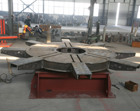 Plateau tournant de soudage Yueda avec mandrin, table de travail rotative pour soudage, plateforme pivotante