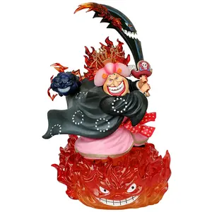 28cm Emperor of the Sea Charlotte Linlin ONE PIECE toys action figures anime wholesale Boxed model gift ornaments