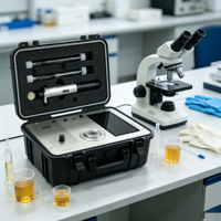 Viscosímetro Cinemático Capilar Portátil, Instrumento de Medición de Viscosidad de Líquidos Newtonianos