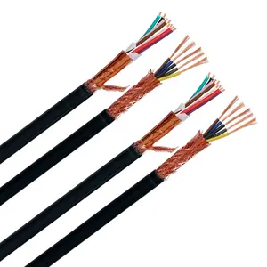 pvc insulated shielded instrument control cable 300 300v rvvp shielded flexible cable