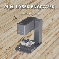 Mini graveur Laser de bureau Portable prend en charge le Format AI pour la gravure en céramique acrylique plastique cuir bois