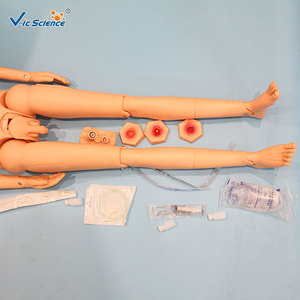 Maniquí de enfermería avanzado con módulos de úlceras por presión masculinos y femeninos; una herramienta práctica de entrenamiento para la enfermería médica básica - Product Image 2