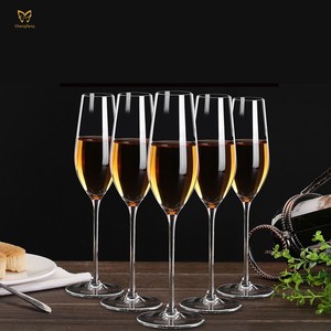 Flûte à <span class=keywords><strong>champagne</strong></span> en cristal soufflé à la main de luxe de 180 ml, verre en forme de <span class=keywords><strong>tulipe</strong></span> - Product Image 3