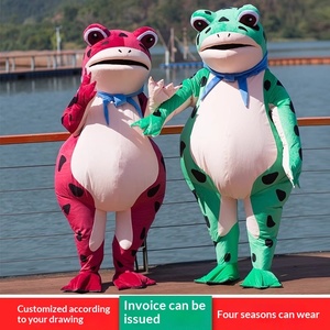 Disfraz Inflable de Rana de Dibujos Animados, Popular en <span class=keywords><strong>Internet</strong></span>; Conjunto de Muñeca Espíritu de Sapo Huludao, Personalizable - Product Image 4