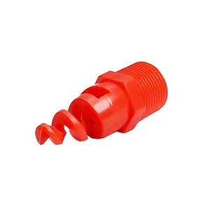 Bico de spray de plástico para gás 1/4 ", bico de resfriamento de cone completo