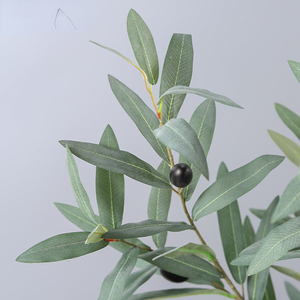 Hoja de Olivo Artificial de Alta Simulación, Flor Decorativa Ligera, Duradera <span class=keywords><strong>y</strong></span> Ecológica, Decoración de Plantas Verdes para Interiores <span class=keywords><strong>y</strong></span> Bodas - Product Image 5