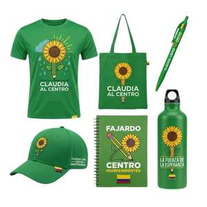 Cadeaux souvenirs personnalisés sur le thème de la centriste CCH pour les campagnes électorales nationales colombiennes 2026 - Product Image 1
