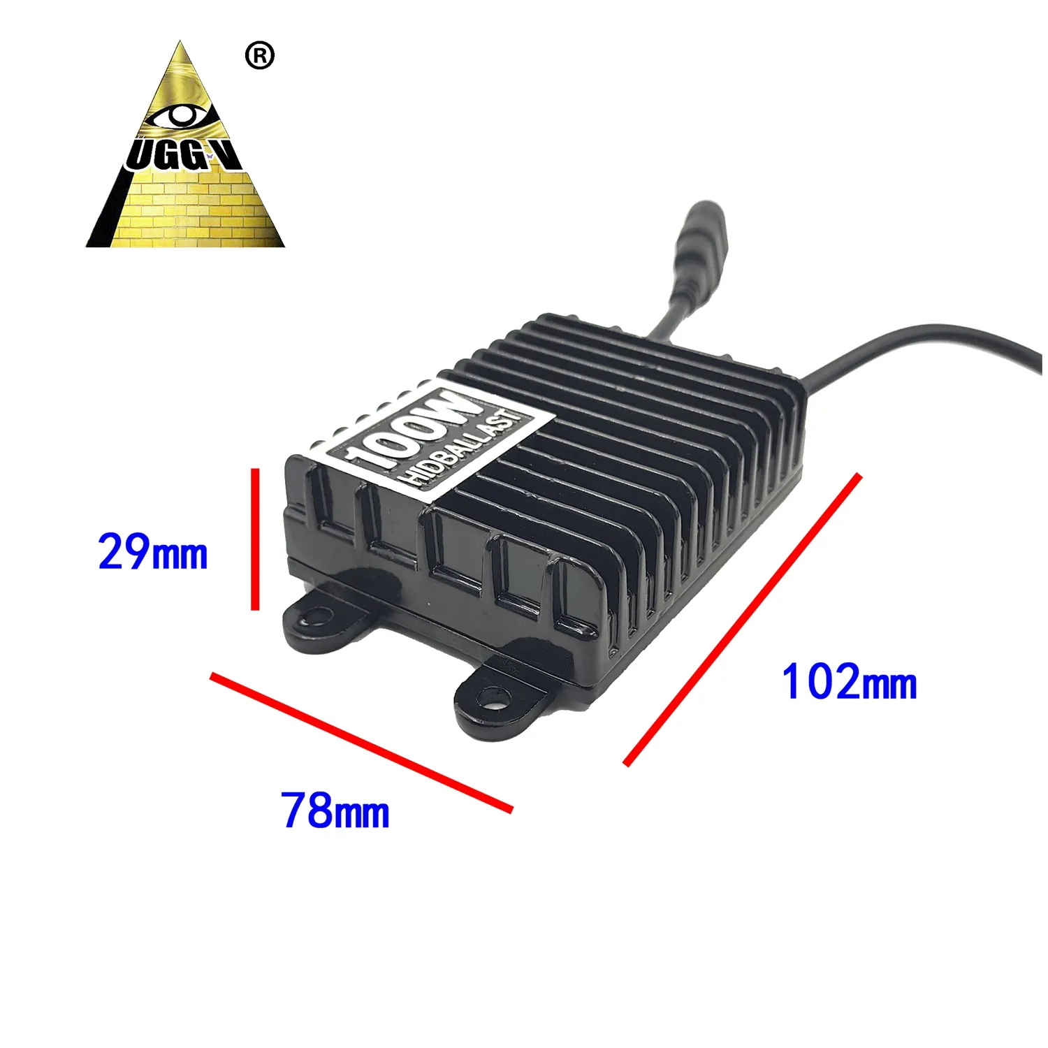 AC 12V 75W 100W 150W HID كابح تيار صغير مفاعل سيارة التصميم مصباح السيارة الأمامي كابح تيار إلكتروني ل طقم تحويل HID